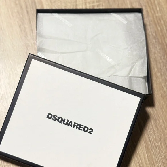 Dsquared2 Saffiano Leather Bifold Wallet